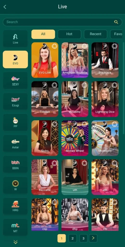 Naya 24 Gaming Categories