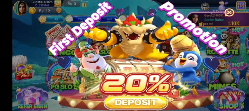 3patti domino first deposit