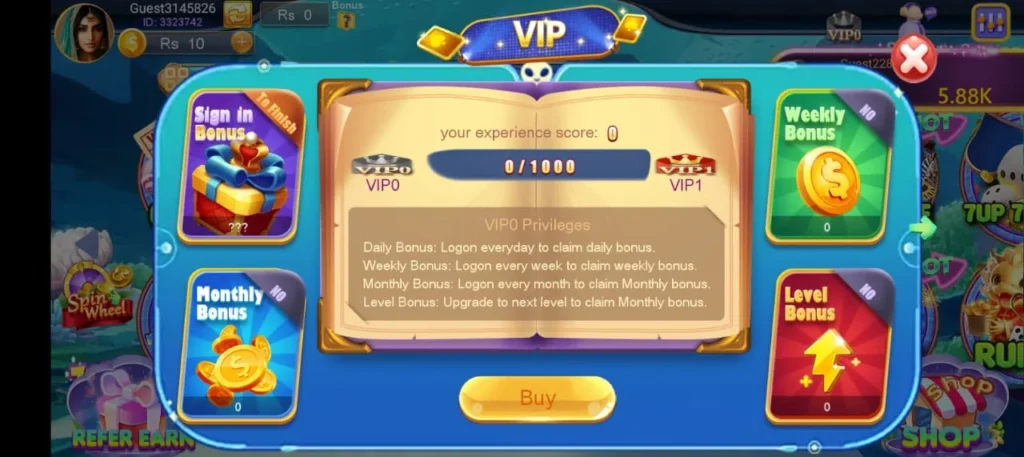 3patti domino vip login bonus