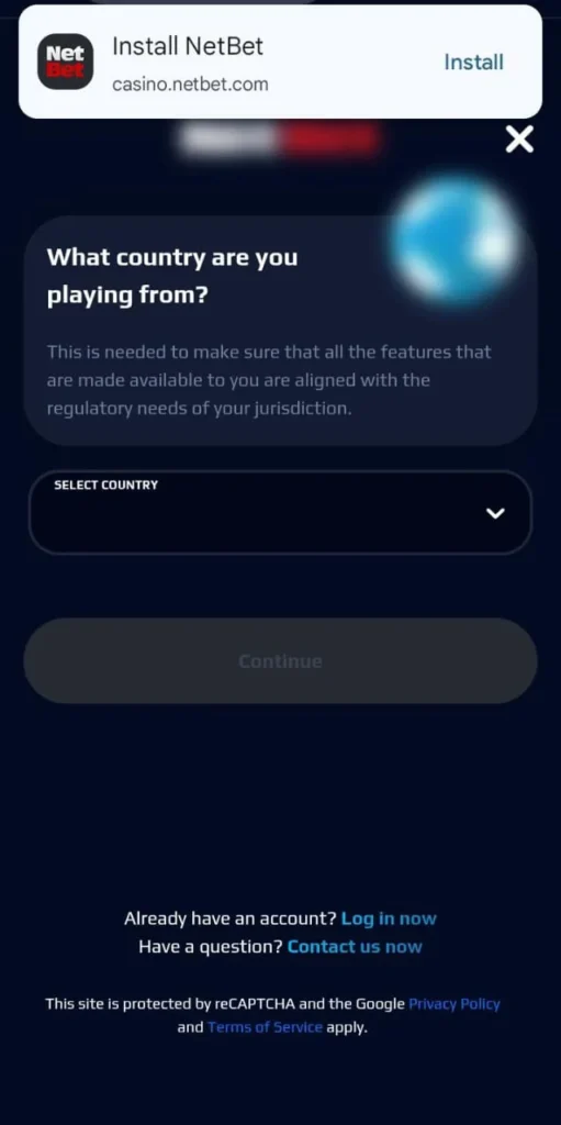 Install NetBet Casino