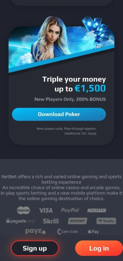 NETBET DOWNLOAD POKER