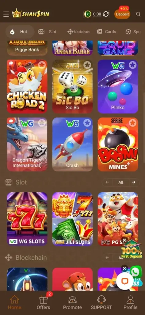 shahspin hot games