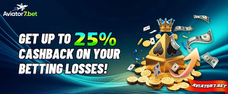 cash back on aviator7 bet 