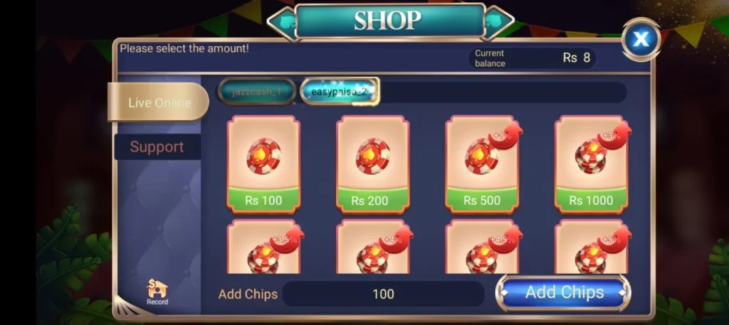 3card happy deposit