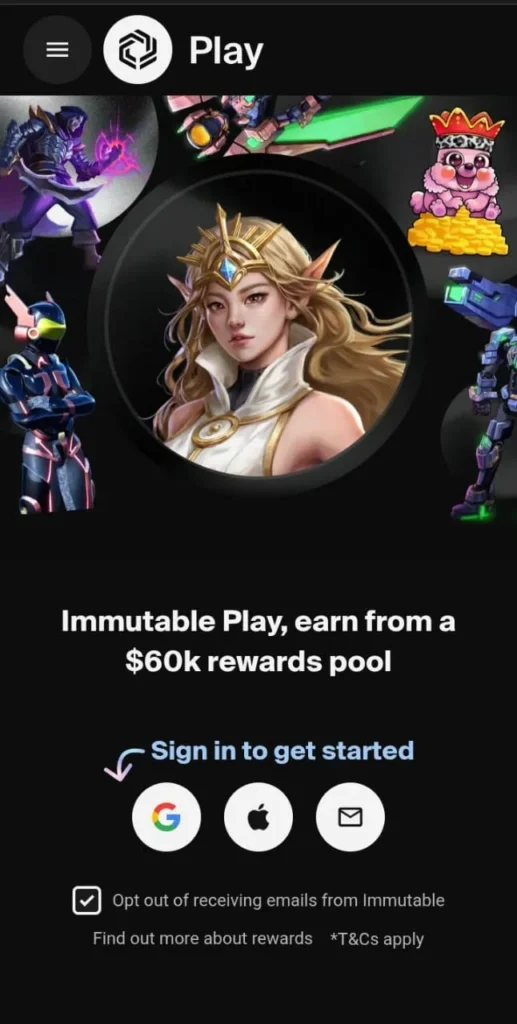 immutable game sign in