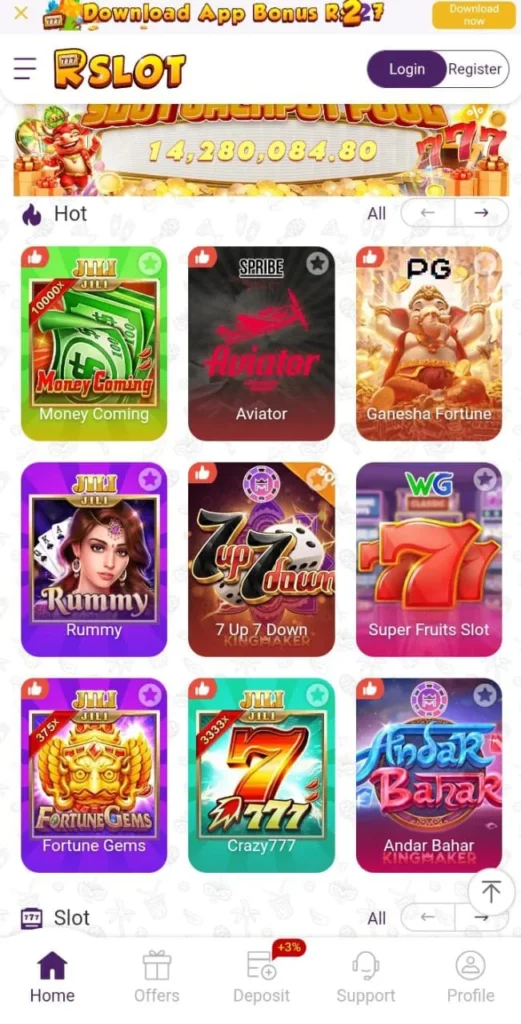 Rslots hot and slots games