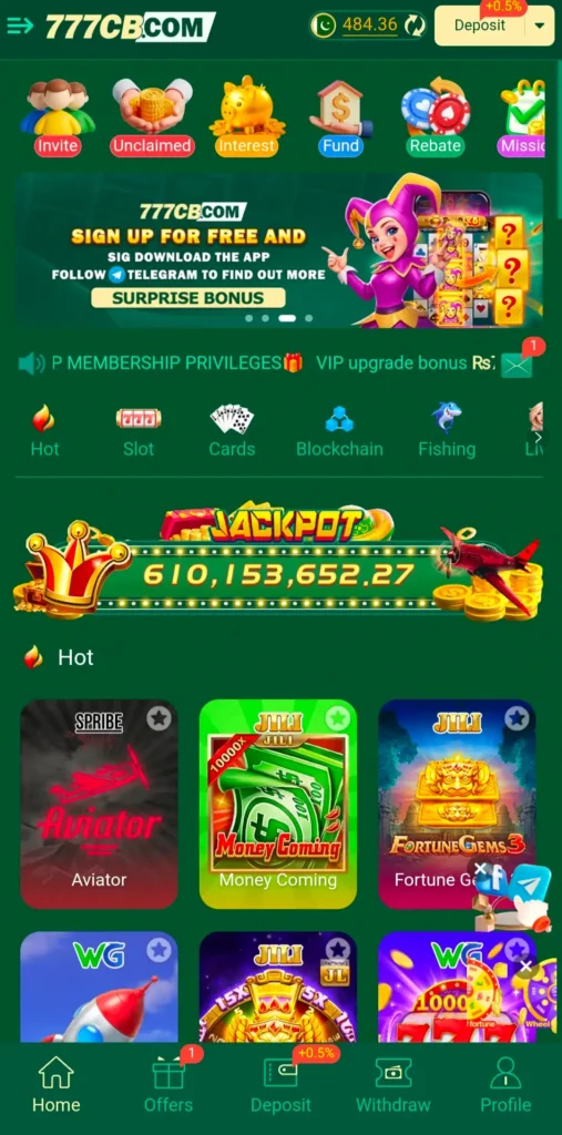 777CB Game Dashboard 