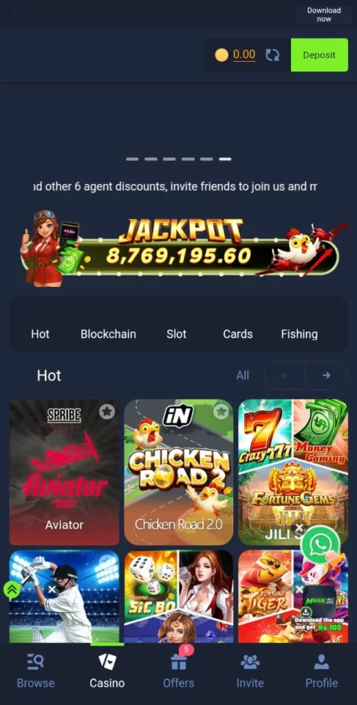 M666 Game jackpots