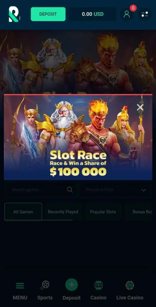 Rolletto-Game-Slot-race