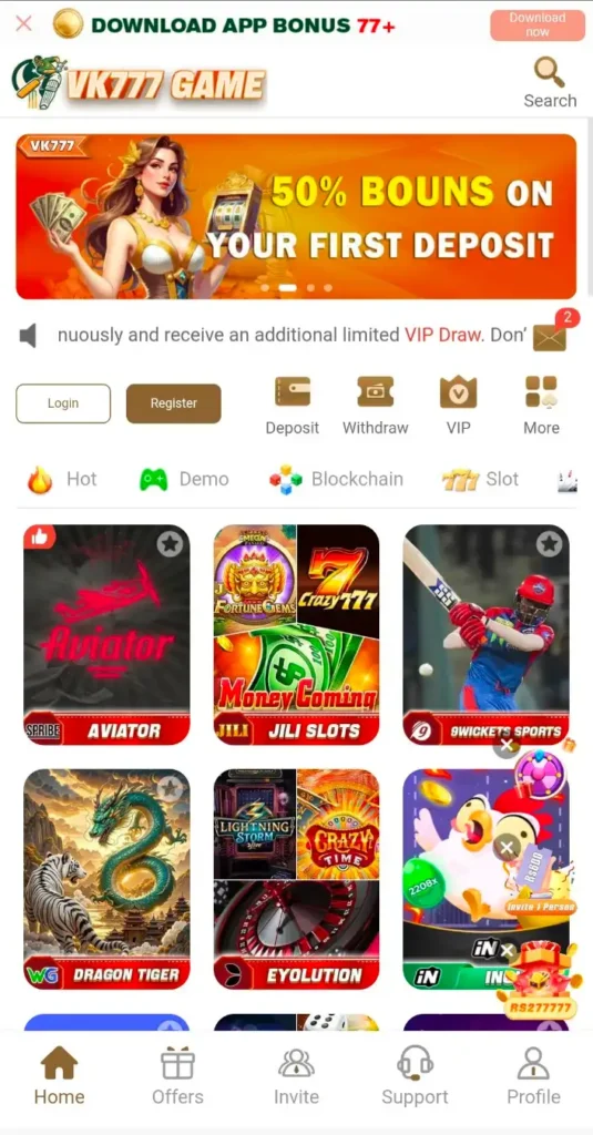 vk777 game hot slots game