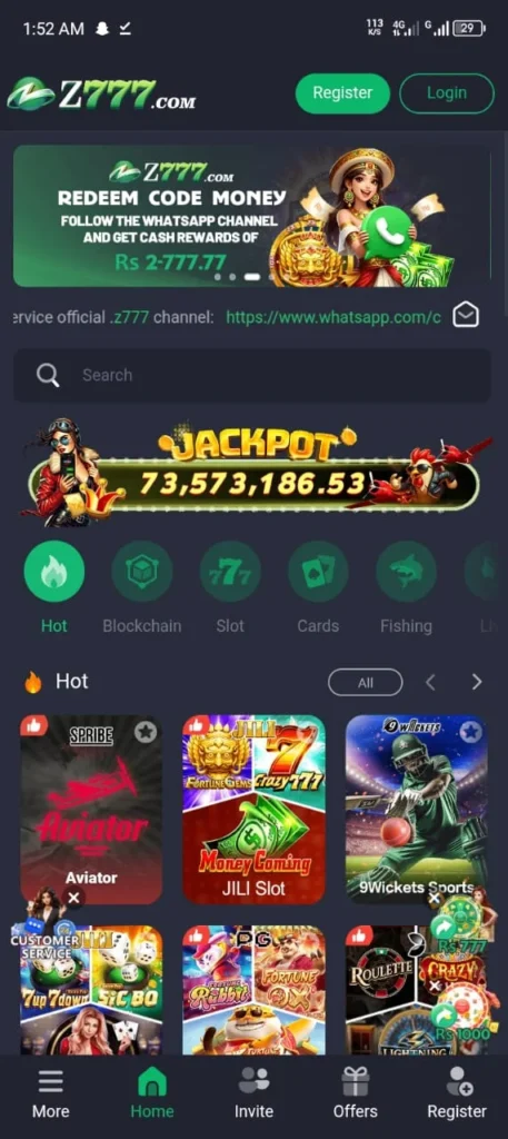 jackpot and slots