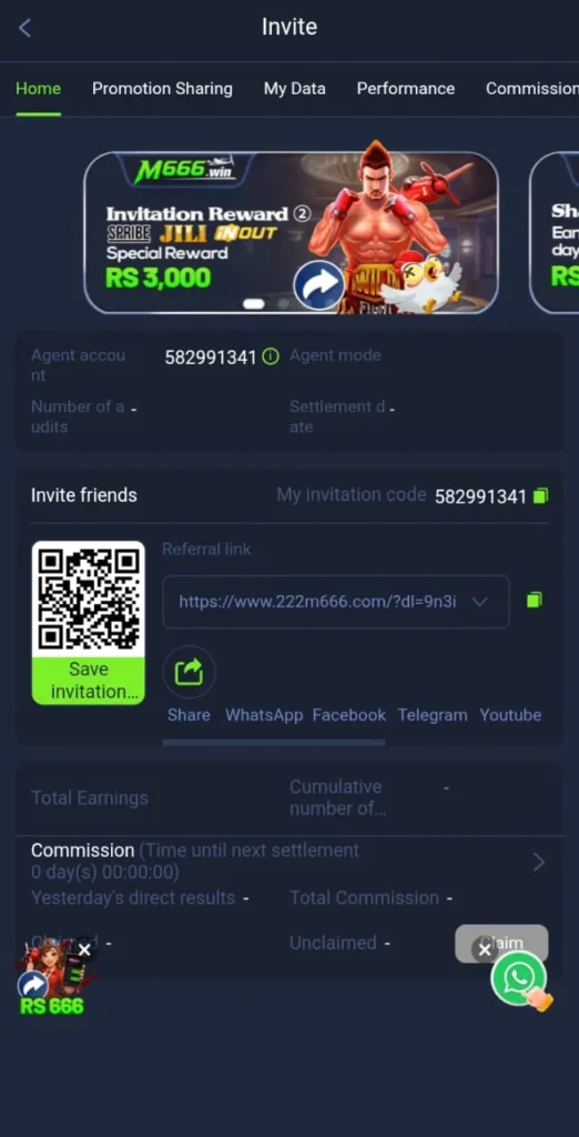 m666 game invite