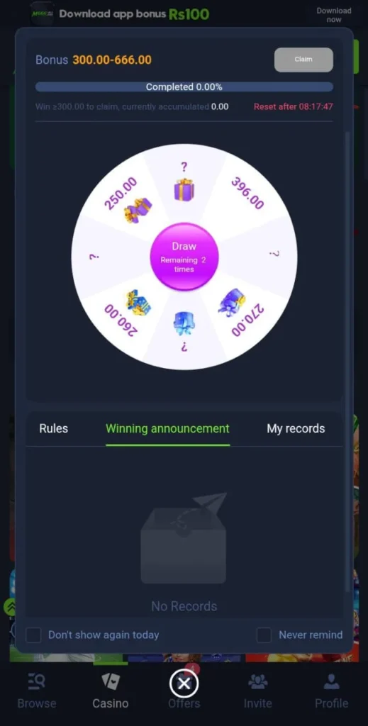 m666 game wheel