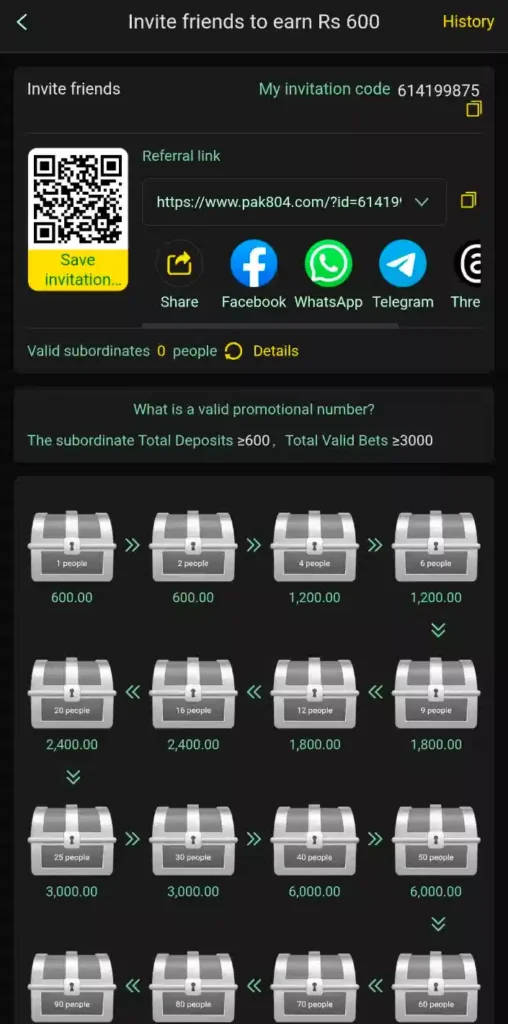 PAK804 Game Referral program