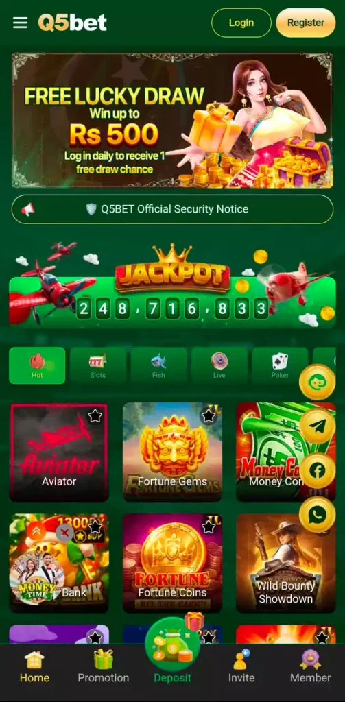 Q5Bet Game Home 