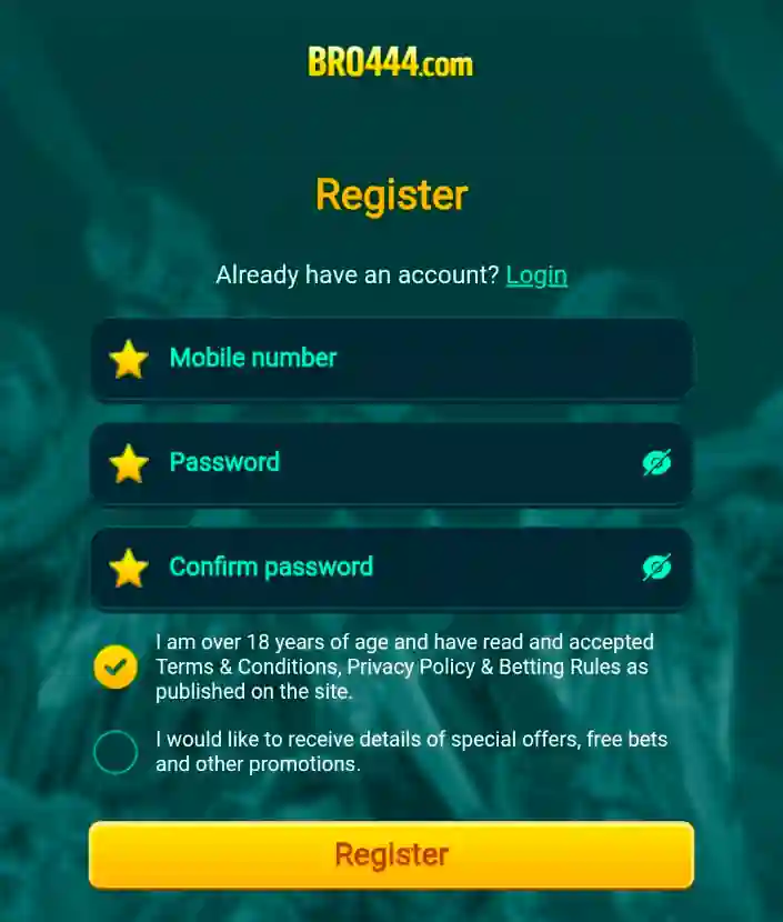Bro444 Game Register