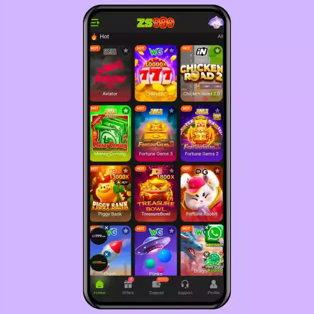 Zs999 Game APK Home