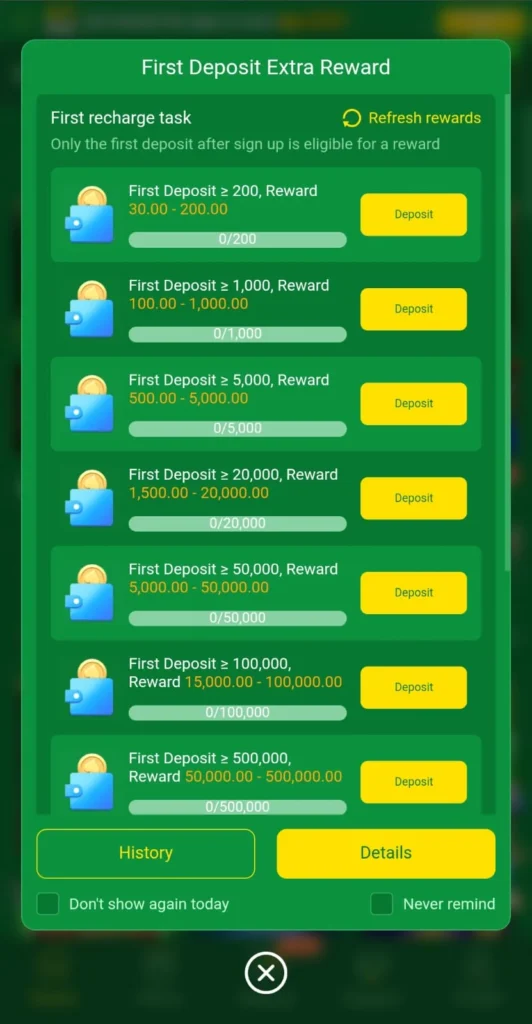 877bet first deposit exter extra reward