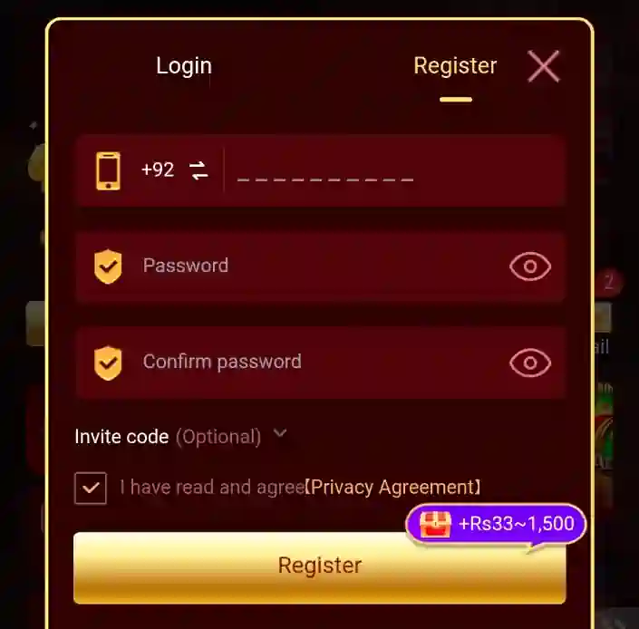 W33 Game Register 