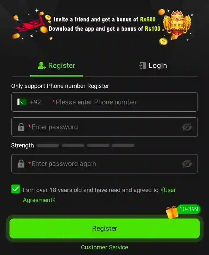 VK999 game Register 