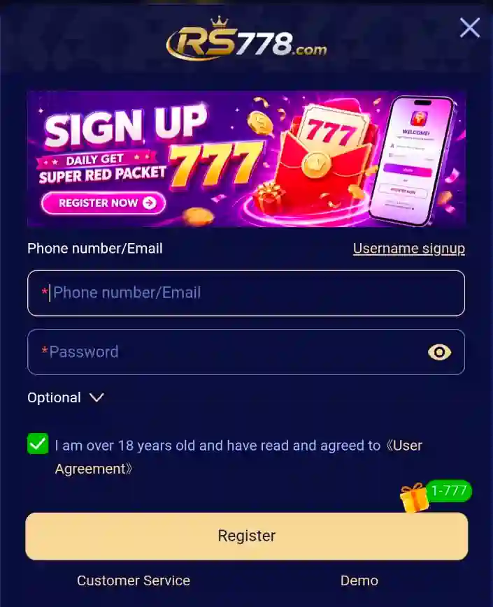 RS778 Game 